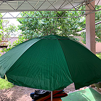 Пляжна парасолька з клапаном антивітер і нахилом 2.2 м + анти-UV покриття