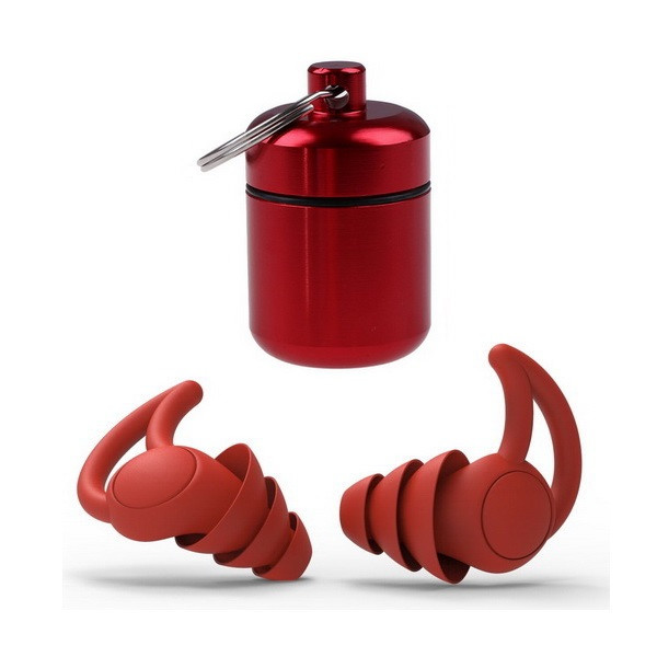 Беруші для сну, подорожей, роботи Silenta ProPlugs Red, 3 гребеня