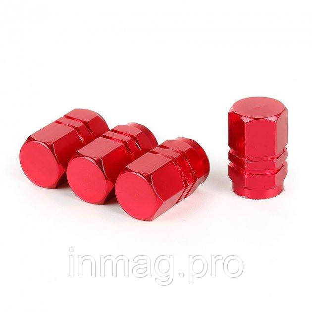 Колпачки на ниппель Alitek Square Red (4 шт) - фото 6 - id-p1439111575