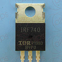 MOSFET N-канал 400В 10А 0.55Ом IR IRF740 TO220