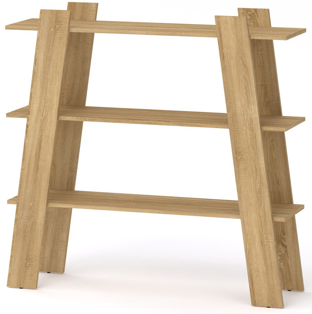 Полиця настінна Компанит П-28 Дуб сонома (120х33, 2х117, 2 см), фото 1