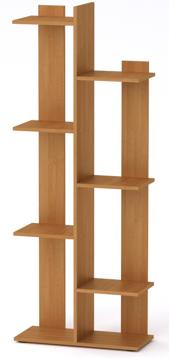 Полиця настінна Компанит П-29 Вільха (61,7х27,6х160,7 см), фото 1