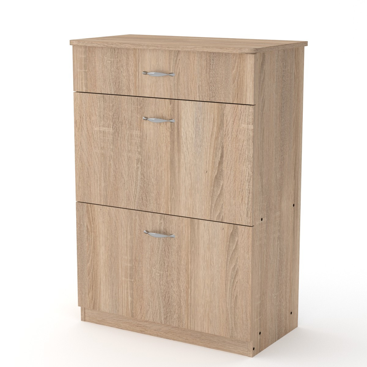 Тумба для зуття Компаніт 3 А Дуб сонома, фото 1