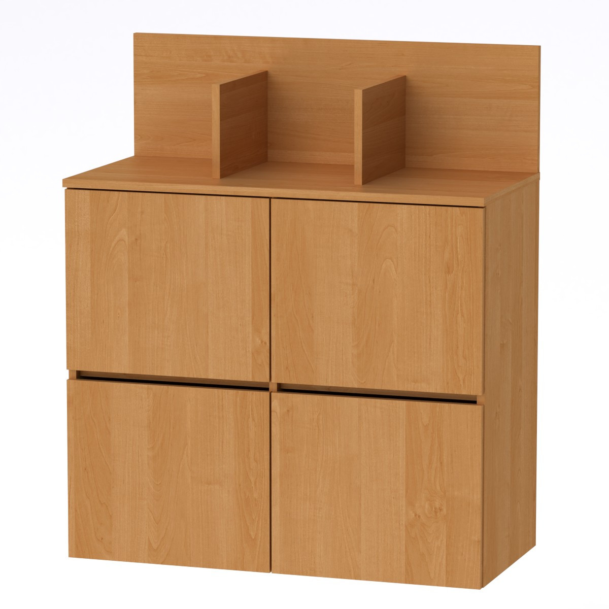 Тумба навісна МГ-5 Компаніт Вільха (85,2х40х100,4 см), фото 1