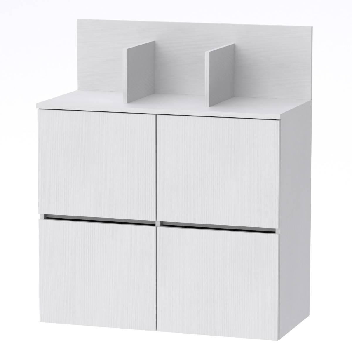 Тумба навісна МГ-5 Компаніт Німфея альба (85,2х40х100,4 см), фото 1