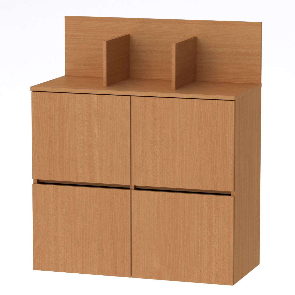 Тумба навісна МГ-5 Компаніт Бук (85,2х40х100,4 см), фото 1