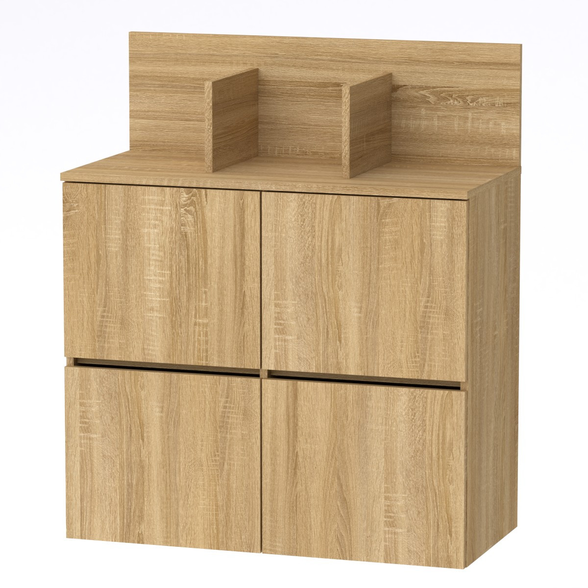 Тумба підвісна МГ-5 Компаніт Дуб сонома (85,2х40х100,4 см), фото 1