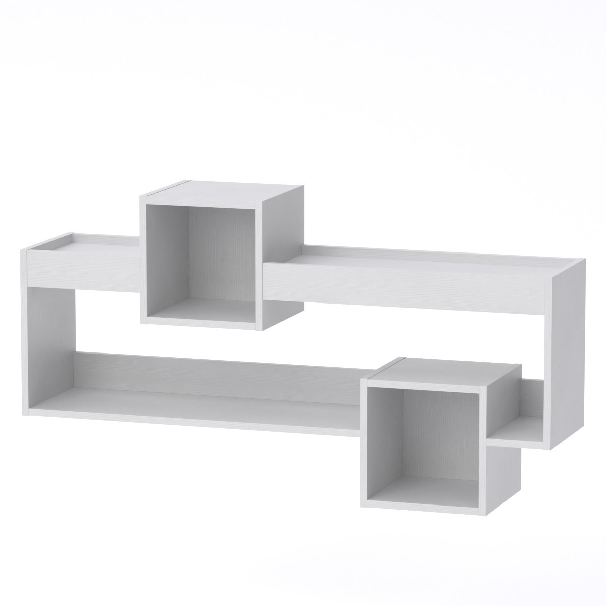 Полиця настінна Компаніт МГ-6 навісна-2 Німфея альба (120х28х65 см), фото 1