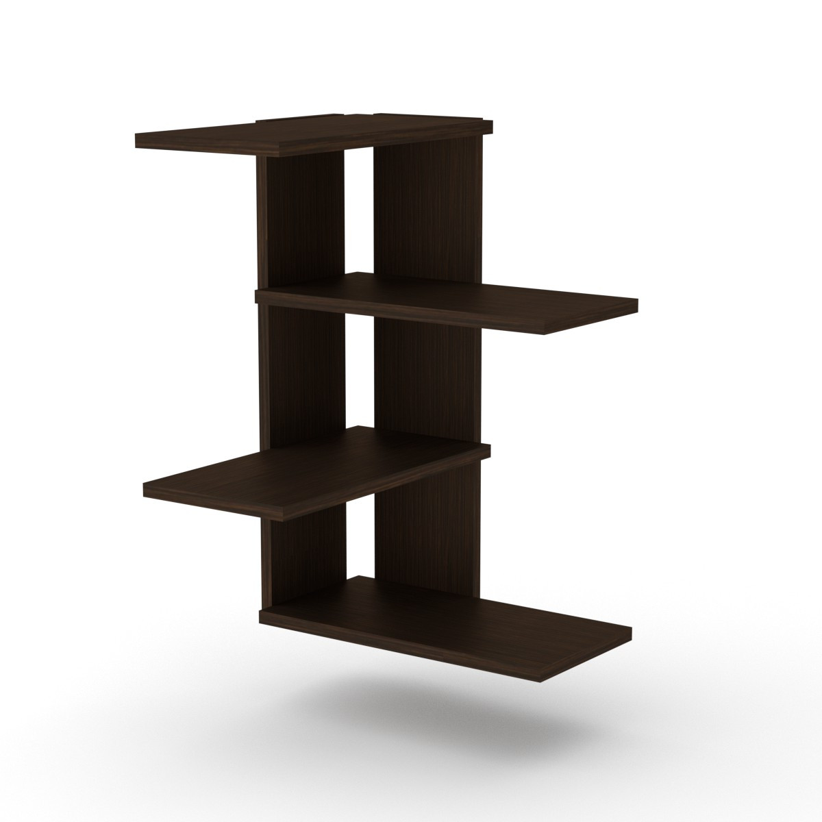 Полиця настінна П 17 Компанит Венге, фото 1