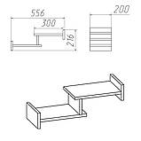 Полиця настінна П 13 Компанит Бук, фото 2
