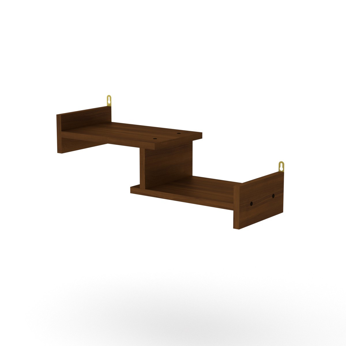 Полиця настінна П 13 Компанит Горіх Екко, фото 1