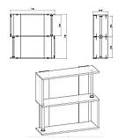 Полиця настінна П 12 Компанит Вільха, фото 2