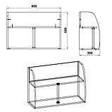 Полиця настінна Компанит П 11 Вільха, фото 2