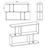Полиця настінна Компанит П 9 Венге (Pol-156), фото 2