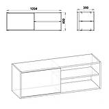 Полиця настінна Компанит П 4 Венге, фото 2