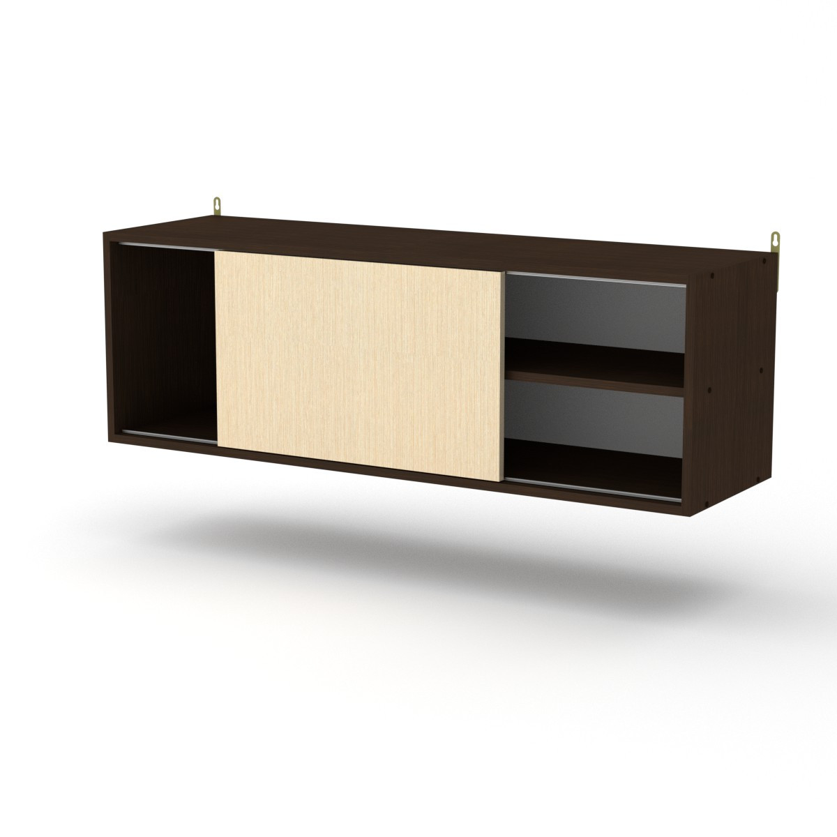 Полиця настінна Компанит П 4 Венге, фото 1