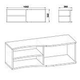 Полиця настінна П 1 Компанит Бук, фото 2