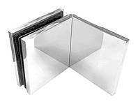 Коннектор GIFF Glass Premio MILANO стена-стекло 90° полированный хром