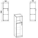 Тумба Компаніт КШ 16 Німфея альба (білий), фото 2