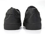 Акція Чоловічі кросівки літні шкіряні з перфорацією чорні матові кеди Rosso Avangard Puran Black Perf Mate, фото 5