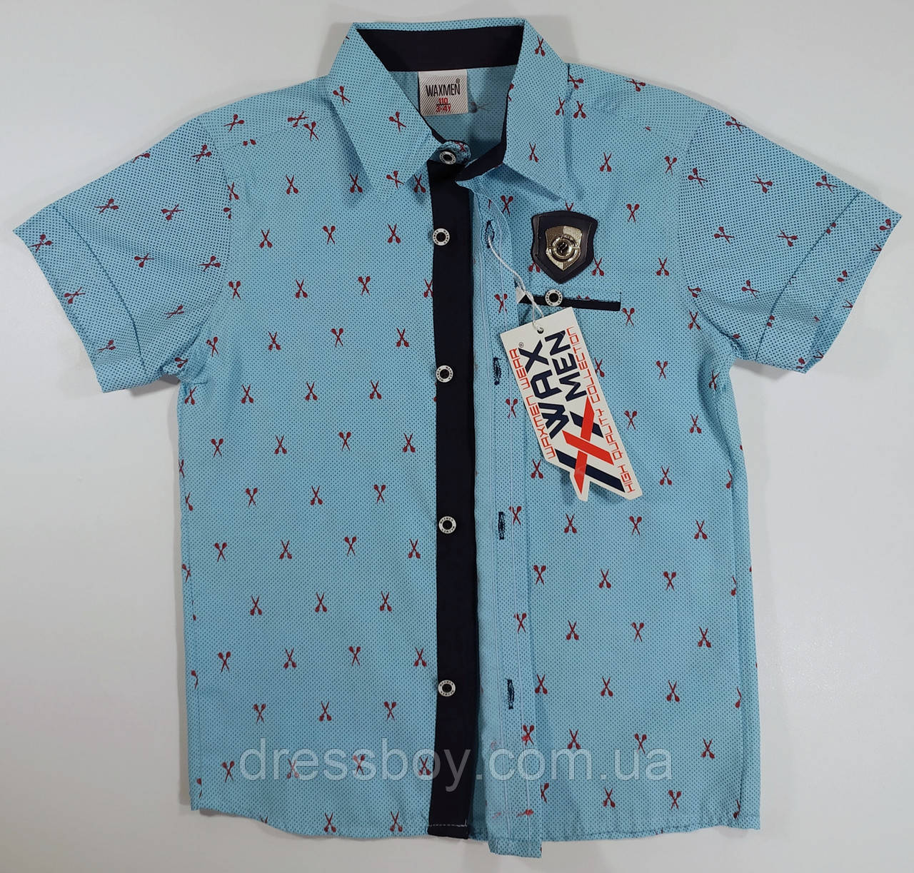 Рубашка (шведка) для мальчиков 110 Турция - фото 3 - id-p517630909