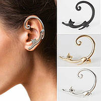 Кліпса Каф сережки-цвяшки Кішка 1 шт.