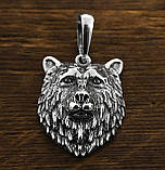 Підвіска срібна Ведмідь, фото 3