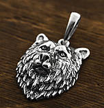 Підвіска срібна Ведмідь, фото 2