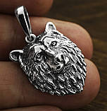 Підвіска срібна Ведмідь, фото 4