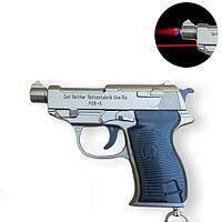 Зажигалка пистолет Walther p38 с указкой