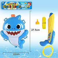 Пістолет водян. "Акула" в кульку,27,5х22см №8113-132(60)КІ