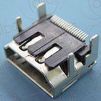 Разъем на плату HDMI 90 HDMIF-19P-90AG-S SMD 12мм позолота контактов