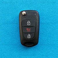 Корпус ключа Kia Hyundai 3 кнопки ALARM HOLD лезо TOY40