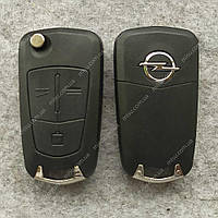 Ключ Opel, Buick, Vauxhall, Chevrolet выкидной базовый 3 кнопки HU100