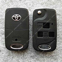 Выкидной модифицированный корпус ключа Тойота 3 кнопки TOY43