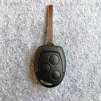 Ключ Ford 3 кнопки лезвие HU101 black