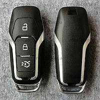 Корпус смарт ключа Ford 3 кнопки лезвие HU101