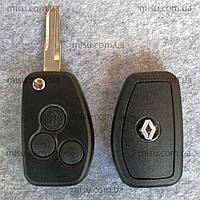 Корпус ключа выкидной Renault Dacia 3 кнопки лезвие VAC102