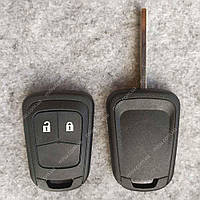 Корпус ключа Opel Astra J Chevrolet Camaro Sonic Cruze Malibu Volt Spark Equinox 2 кнопки