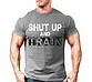 Футболка для бодибілдингу Shut ap and train (різні кольори), фото 7