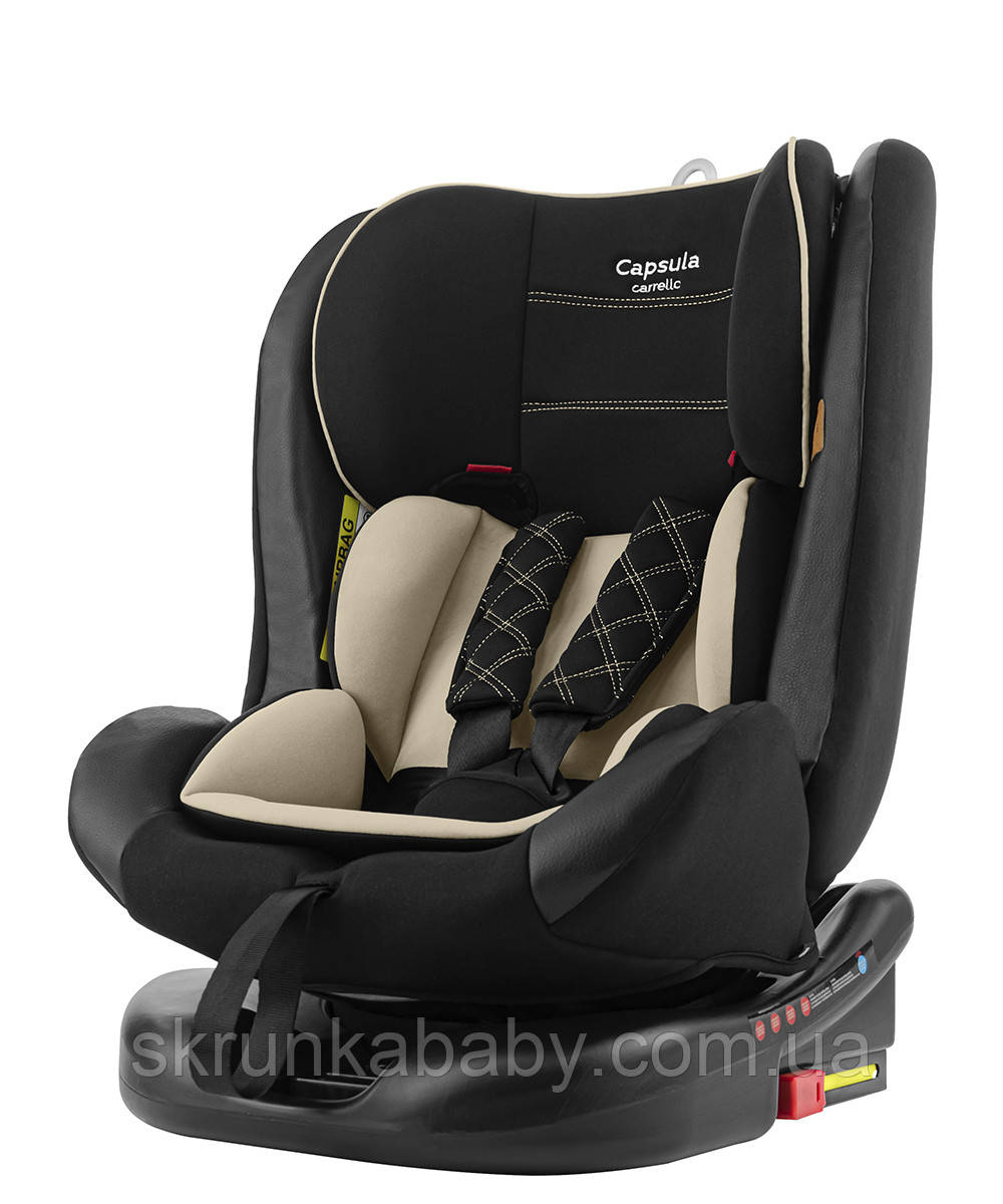 Автокрісло CARRELLO Capsula CRL-11807 ISOFIX Latte Beige група 0+/1/2/3 з поворотом