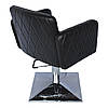 Перукарське крісло для салонів краси Валентио Люкс (Valentio Lux) крісла для перукарень Квадрат опуклий, Гідравліка, фото 2