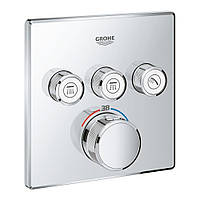 Внешняя часть смесителя без скрытой части GROHE Grohtherm SmartControl 29126000 хром латунь 111190