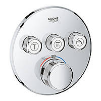 Внешняя часть смесителя без скрытой части GROHE Grohtherm SmartControl 29121000 хром латунь 111335