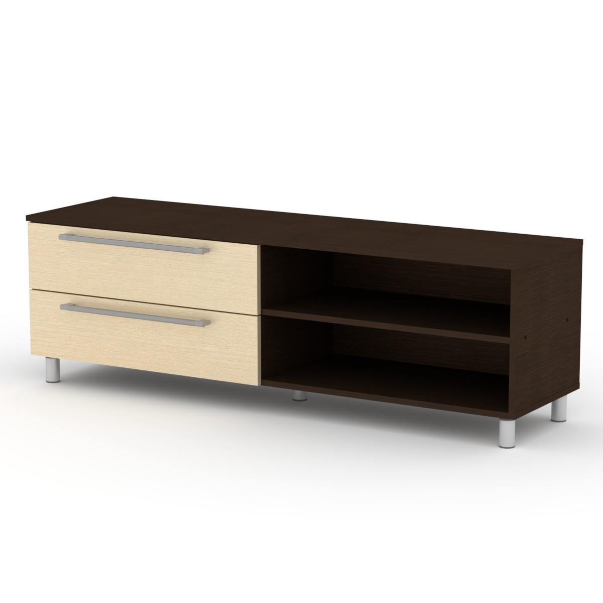 Тумба ТВ-1 МГ-4 Компаніт венге комбі, фото 1