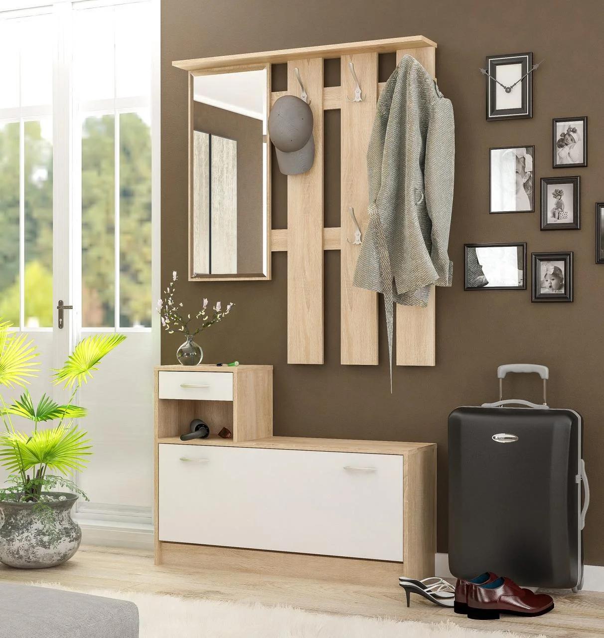 Передпокій Оріон Меблі Сервіс дуб самоа + білий, фото 1