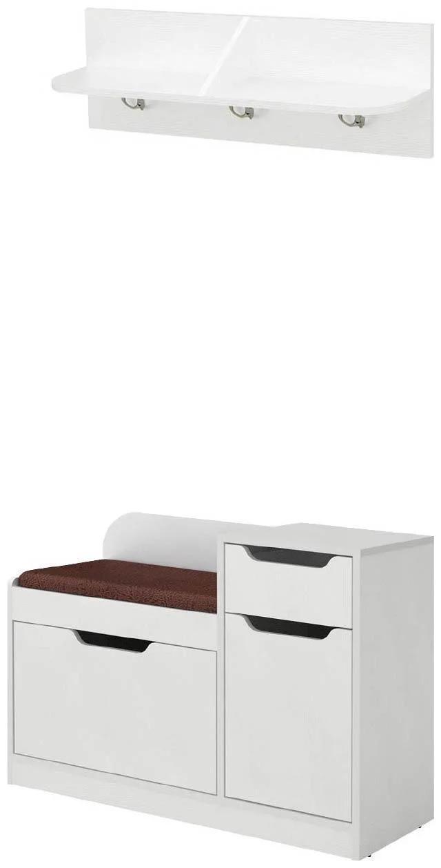 Передпокій комплект Компанит ТО-12 В-3 Біла, фото 1