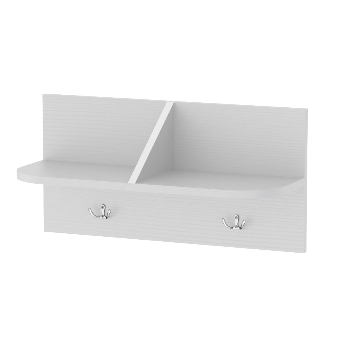 Вішалка настінна Компаніт В 2 Німфея альба (білий), фото 1