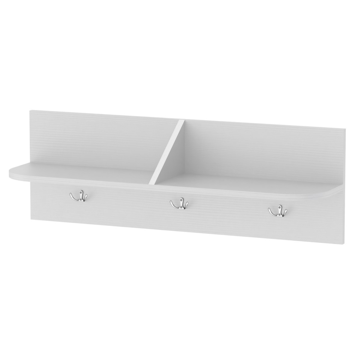 Вішалка настінна Компаніт В 3 Німфея альба (білий), фото 1