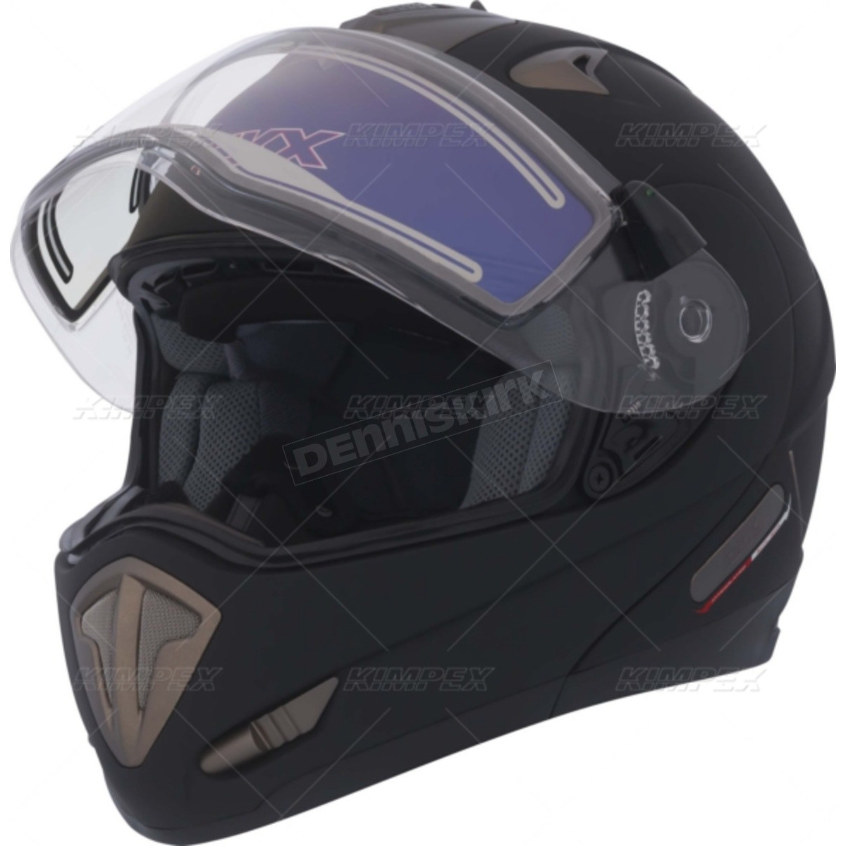 Шлем с подогревом CKX matte black trans-e modular - фото 3 - id-p1439197371